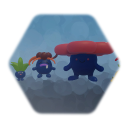 Pokémon - Oddish / Gloom / Vileplume / Bellossom