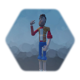 Hello neighbor player (a bit more like the one in game)