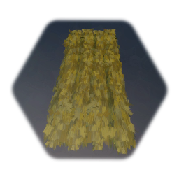 Grass Hay Thatch Roof Segment