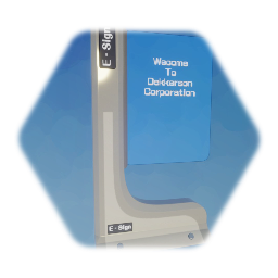 Electronic Hologram Sign