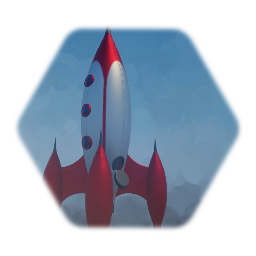 Retro Rocket Ship