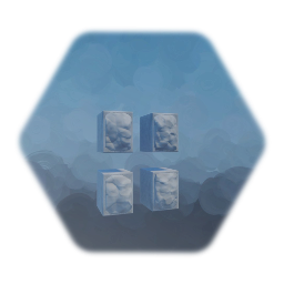 Ashlar stone blocks small