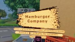 Hamburger company ecran titre