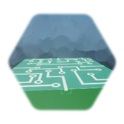 Large Circuit Tile Floor