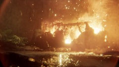 THE LAST OF US PART II: BURNING CAR