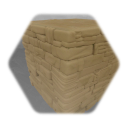 Mixed stone cube