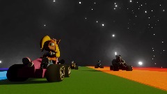 Racing on the Rainbow CDR Crash Dreams racing Coco bandicoot