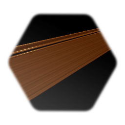 Varnished wood skirting