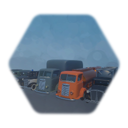 Dieselpunk cars and trucks