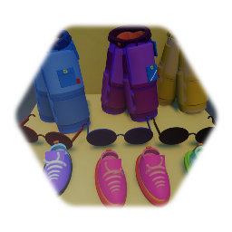 Trainers and shorts sunglass