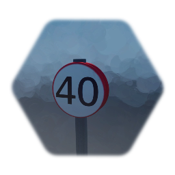 UK Speed Limit Sign