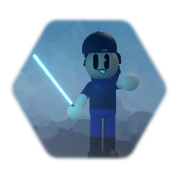 Nour Ashraf With Lightsaber