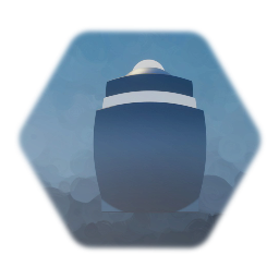 Bulgy Metal Standing Light Fixture