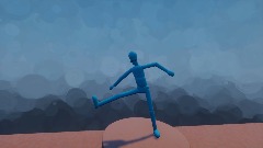 Press button to make guy pose