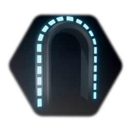 Tall Sci-Fi Arched Doorway