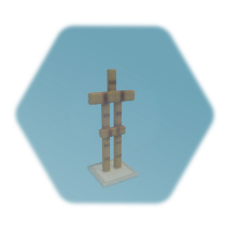 Minecraft Armor stand (the armor on it is experimental )