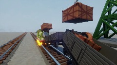 Percy and the trucks