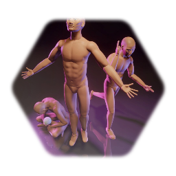 Realistic male model