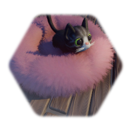 Comfy cat bed (fluffy)
