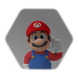 Mario wave hand animation