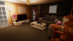 Hallway & Living Room