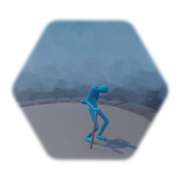 Old Man Deluxe Puppet with Animations + Adjusted Movement