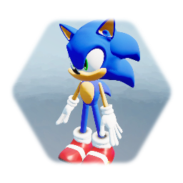 Remix of Yuji Uekewa Sonic CGI Model Version 1.2