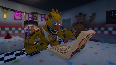 chica eats pizza simulator - Nightmare Chica