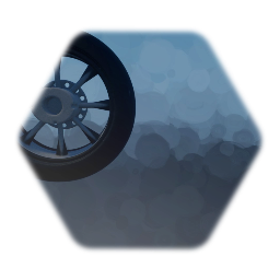 Rear motorcycle wheel