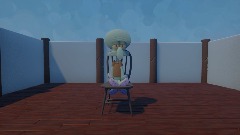 Squidward on a Chair