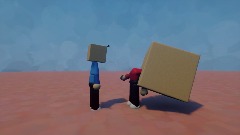 I guess hitting him in the nut  will defeat him.