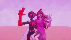 Creepypasta Scene - Devin.exe and Sally Peace Sign Selfie