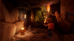 The Fallen Village title  screen