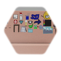 Object fool 2d assets WIP