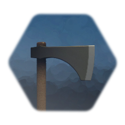Viking Era Battle Axe with thin neck