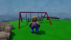 Wario at the park