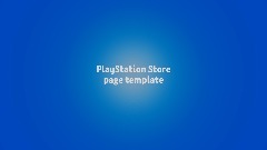 PlayStation Store page template