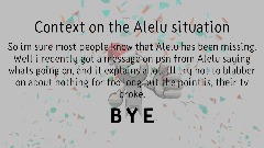 Context on the Alelu situation