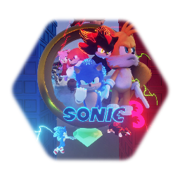 Remix of Sonic movie 3  POSTER