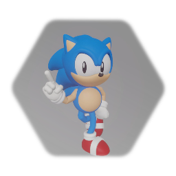 Stylized Classic Sonic (WIP)