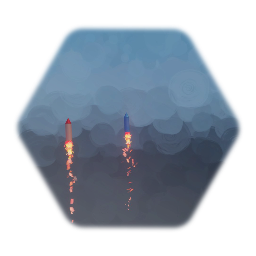 Starburst rocket firework