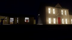 houses at midnight