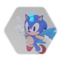 Classic Sonic (Alicorn)