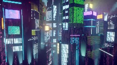 Cyber City At Night