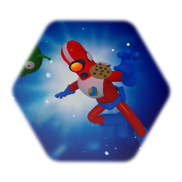 Gary and Mooncake in space