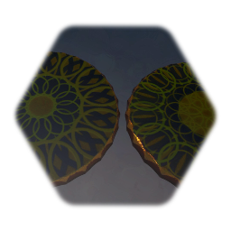 Decorative table top 2 sided