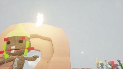 Dante from sweet Sackboy drowning Dante