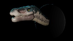 Jurassic World Baryonx head scuplt