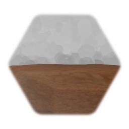 Floating island dirt base