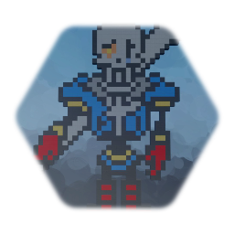 Disbelief Papyrus (Phase 1) Overworld Sprite